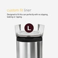 thumbnail image 3 of simplehuman Code L Custom Fit Drawstring Trash Bags in Dispenser Packs, 100 Count, 18 Liter / 4.7 Gallon, White, 3 of 4