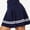 Dark Blue, variant on LPZOOGU Women's High Waist Pleated Tennis Skirts 2026 Summer Stripe Trim A-Line Built-in Shorts Athletic Skort Trendy Fashion