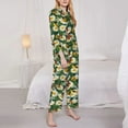 thumbnail image 3 of Sikiie Sunflowers And Butterflies Women's Long-Sleeve Shirt and Full-Length Bottom Pajama Set (s-xxl)-XX-Large, 3 of 7