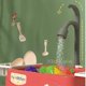 thumbnail image 4 of Kids kitchen sink toys, electric dishwasher pretend play toy with running water, summer toy, 4 of 5