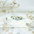 thumbnail image 4 of Rosec Jewels Lab Grown Diamond Engagement Ring 1 Carat - EF-VS Grade Certified- Designer Diamond Ring with Real Emerald, 18K Yellow Gold, US 5.00, 4 of 9
