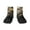 2 Black-2, variant on Noble Style Bald Eagle Pattern Quarter Crew Socks,Toe Seamed Ankle Socks,Cotton Cushioned Breathable Athletic Crew Sports Socks