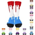 thumbnail image 5 of YAYUBA Funny Athletic Sport Novelty Crew Socks for Men Women, Cute Casual Crazy Dress Socks for Running Hiking Soccer, 5 of 5
