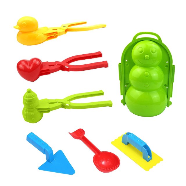 Kit de juguetes de nieve para invierno, marca Snowball Maker HUOGUO, con forma de animal