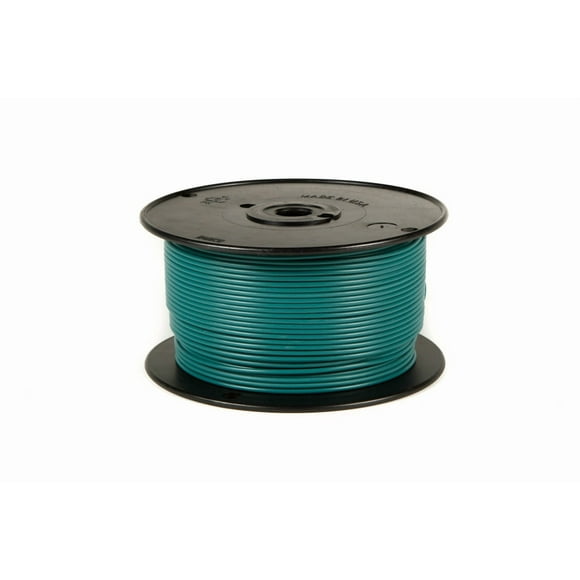 WirthCo Primary Wire 81101 1 Conductor; Multi-Strand; 16 AWG; Green; 100 Foot Spool; PVC Insulation/Copper Conductor