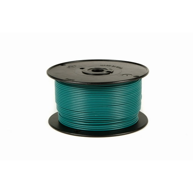 WirthCo Primary Wire 81101 1 Conductor; Multi-Strand; 16 AWG; Green; 100 Foot Spool; PVC Insulation/Copper Conductor