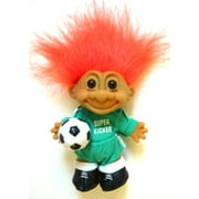 Russ Berrie My Lucky Super Kicker 6" Soccer Troll Doll