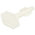 thumbnail image 4 of KAKOWELY Paper Dispenser Key Plastic Key Replacement Paper Towel Dispenser Key For Roll Paper Towel Dispenser,1.77"X0.79"X0.2", 4 of 5
