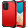 thumbnail image 2 of JTCASES for Samsung Galaxy A32 5G Case, Drop Resistant Corners, Wireless Charging, Heavy Duty Shockproof Hybrid Hard PC Bumper, Camera Protection, Skin-feel Anti-scratch Tough Cover,  Red, 2 of 8