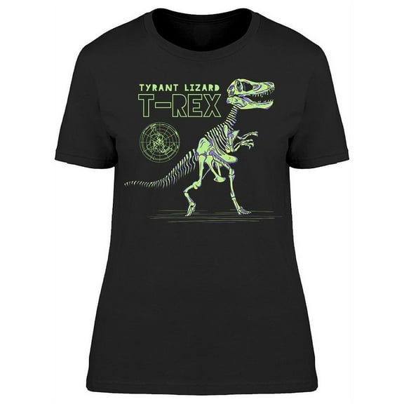 Tyrant Lizzard T Rex T-Shirt Women -Image by Shutterstock, Female Small