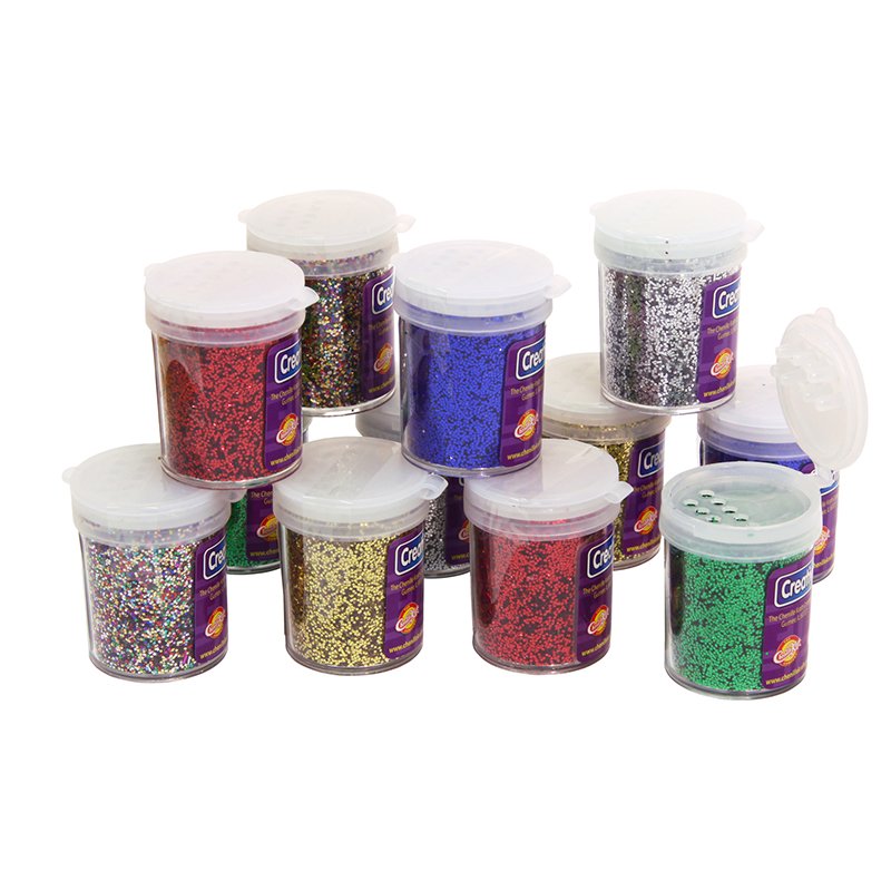 GLITTER 12 PK. 3/4 OZ. MULTI PACK