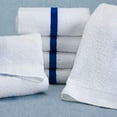thumbnail image 2 of Martex Cotton Blend Striped Pool Towels, Blue,6-Pack, 2 of 3