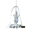 thumbnail image 4 of Matashi Chrome Plated Silver Snowman in Bell Holiday Ornament by, 4 of 5