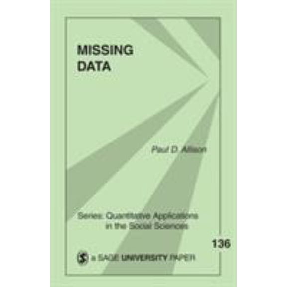 Pre-Owned Missing Data (Paperback) 0761916725 9780761916727