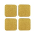 thumbnail image 2 of Balery 4 Pcs Gold Shinyleather Coasters Set, Drink Table Cup Coasters For Living Room Kitchen Coffee Decor, 2 of 9