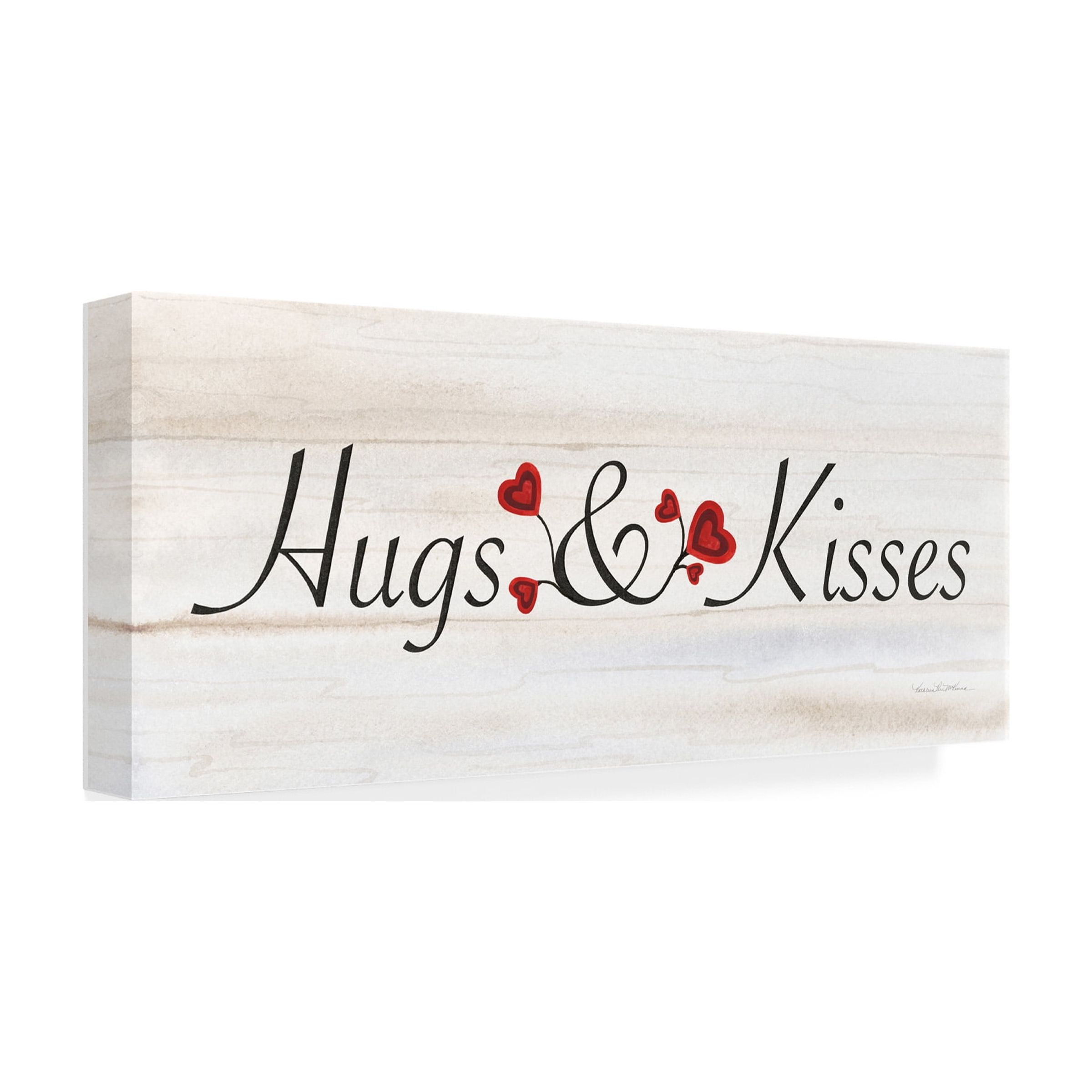 Trademark Fine Art 'Rustic Valentine Saying III' Canvas Art by Kathleen Parr McKenna