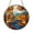 Acrylic 3.5 Inch, variant on Fall Lake with Birch Trees Stained Glass Window Decor Suncatcher, Autumn Landscape Hanging Art Panel, Rustic Home Accent Ornament Gift