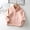 Pink, variant on Winter Baby Boys and Girls Warm Jackets Solid Color Cute Plush Thickening Keep Warm Zipper Coat Gifts for Children
