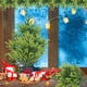 thumbnail image 4 of Wmhnj Paquete de 2 tallos artificiales de agujas de pino con ramitas de vegetacin artificial para decoracin de rboles de Navidad, coronas hechas a mano y arreglos navideños artesanales., 4 of 9
