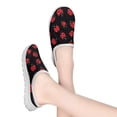 thumbnail image 5 of POLERO Red Ladybird Womens Shoes Mule Mesh Clog Slip on Lightweight Fashion Soft Breathable Casual Backless Sneakers Sport Walking Daily Wear, 5 of 7