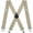 Khaki, variant on Men for Braces X shaped,5cm Wide 2 inch Heavy Duty Suspenders for Trousers with 4 Strong Metal Clips, Tuxedo Suspenders Adjustable and elastic Braces for men's and women's trousers