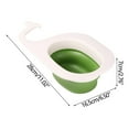 Kezqiaxn WhalesShaped Kitchen Sink Strainer Foldable Drainage Baskt