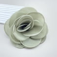 thumbnail image 4 of SmartBy Formal Occasion Corsage French Style Big Camellia Mesh Fabric Bride Groom Wedding Brooch Prom Party Banquet Dress Suit Coat Brooch Clothes DIY Applique Patch, 4 of 7