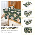 thumbnail image 2 of Yayeee Collapsible Cube Storage Bin with Lid Fabric Closet Decorative Basket with Handles, Pink Geometric Flowers, 2 of 7