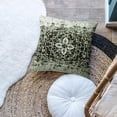 thumbnail image 5 of Pack of 2 Pillow Covers 20x20 Inch, Vintage Turkish Boho Decorative Throw Pillow Covers for Home Decor Living Room Bed Couch, Green Boho Pillowcase Set of 2, 5 of 6