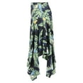 thumbnail image 2 of Pre-Owned Stella McCartney Birds of Paradise Printed Asymmetric Hem Midi Skirt in Multicolor Silk, 2 of 2