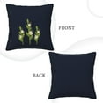 thumbnail image 3 of Square Throw Pillow Covers with Core, Floral Pastel Pattern Pillows for Sofa Beds, 20"x20", 3 of 9