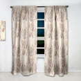 thumbnail image 2 of DESIGN ART Designart 'Bohemian Dream Catcher with Beads & Feathers' Southwestern Curtain Single Panel 52 in. wide x 84 in. high - 1 Panel 84 Inches, 2 of 5
