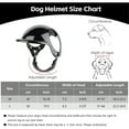 thumbnail image 3 of UOSIA 2 Pcs Pet Sunglasses and Helmet Set Dog Bicycle Helmet with Ear Holes,M,Pink, 3 of 6