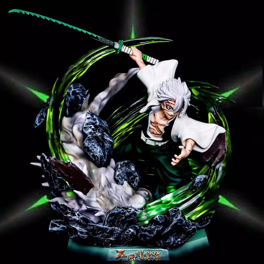 New Shinazugawa Sanemi (combat Ver) Character Anime Model Statue Action Figures Desktop Ornament Popular Decorations Fan Souvenirs Creative Gift Collectable
