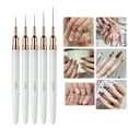 thumbnail image 4 of Nails Art Liner Brush Nail Fine Drawing Pen French Stripe Drawing Painting Pen, 4 of 20