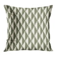 thumbnail image 4 of SUFAM Set of 4 Pillow Cases Sage Green and White Pattern Geometric Flower Floral Gray Abstract Throw Pillowcase Cover Cushion Case Home Decor 18x18 inch, 4 of 5