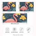 thumbnail image 2 of Yayeee Pillowcase Queen Size Set of 2 Satin Wrinkle Resistant Pillow Case, Pink Floral Flamingo, 2 of 7
