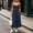 *Dark Blue, variant on Women's V Neck Spaghetti Strap Empire Waist Maxi Dress with Pockets,Casual Summer Vacation Slip Dress Gray,Women's Plus S
