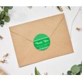 thumbnail image 3 of Darling Souvenir Round 45 Pcs Polka Dot Thank You Stickers Wedding Personalized Bride Groom Names And Date Envelope Seals-Turquoise Blue, 3 of 3