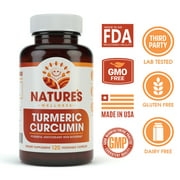 Organic Turmeric Curcumin w/ Bioperine - 120 Veg Caps | Natural Pain Relief & Joint Support Supplement | Highest Potency with 95% Standardized Curcuminoids | Non-Gmo | Gluten Free