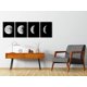 thumbnail image 2 of Eclipse de Luna Impresiones en Lienzo Modernas Decoraciones de Pared para Sala de Estar Espacio Abstracto Imágenes en Blanco y Negro para Pinturas fotográficas sobre Lienzo Arte de Pared, 2 of 5