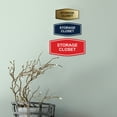 thumbnail image 5 of Signs ByLITA Fancy Storage Closet Sign (Red) - Medium, 5 of 5