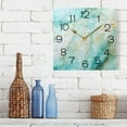 thumbnail image 5 of Aqua White Marble Wall Clock 7.78" Non-Ticking Silent Battery Operated for Home Bedroom Office Kitchen Living Room, 5 of 10