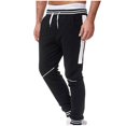 thumbnail image 5 of Puntoco Pantalones casuales largos para hombre Pantalones casuales de moda para hombre con bolsillos de color empalmado y cuerda elástica Pantalones deportivos para fitness, 5 of 5