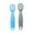 Blue Gray, variant on ChooMee FlexiDip Silicone Spoon (2 Count)