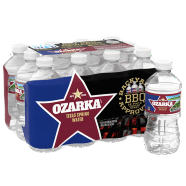 Ozarka Texas Spring Water, 12 fl oz, 12 Pack Plastic Bottles