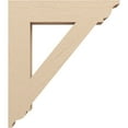 thumbnail image 3 of Ekena Millwork 5 1/2"W x 28"D x 32"H Traditional Traditional Rough Cedar Woodgrain TimberThane Bracket, Primed Tan, 3 of 6