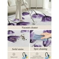 thumbnail image 5 of Purple Tulip Area Rug for Bedroom 5x7 Ft Minimalist Modern Flowers Art Super Soft fuzzy Throw Rug Non-Slip Fluffy Plush Indoor Floor Carpet for Living Room Nursery Home Decor, 5 of 8