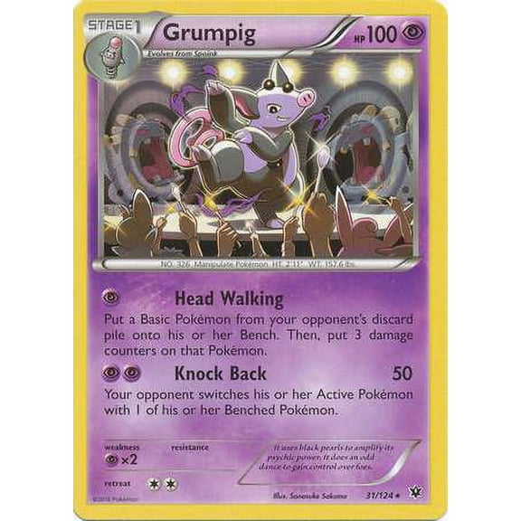Pokemon Fates Collide Grumpig #31