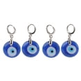 thumbnail image 1 of Sailing Pendientes de ojos azules - Elegantes pendientes de resina de vidrio azul de 12 mm (2 pares), 1 of 10